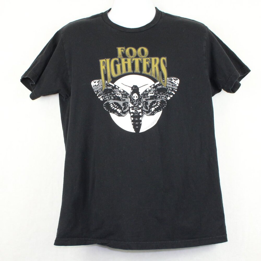 Tultex Foo Fighters Band Hawk Moth T-Shirt Mens Large